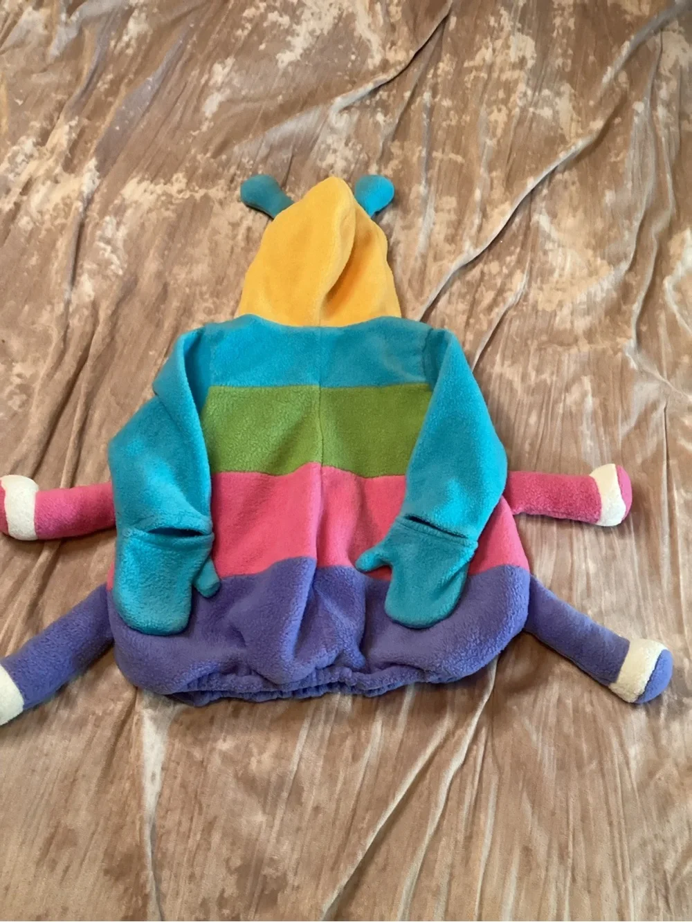 Old Navy Colorful Caterpillar Kids Costume Jacket - Yellow, Blue, Pink, Purple